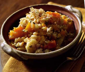 Pumpkin and Parsnip Cassoulet